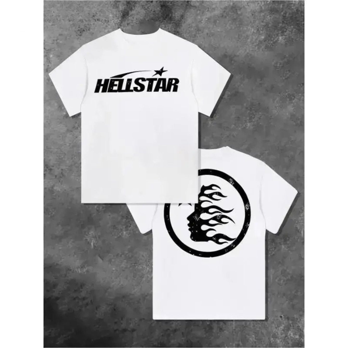 "Star Power" Double-Sided Graphic T-Shirt – Urban Streetwear Oversized Cotton Top, Premium Y2K Aesthetic Celestial Tee