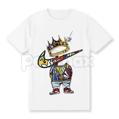 Men's Vintage Cartoon Print Graphic Tee - Retro Streetwear Crewneck T-Shirt, Premium 100% Cotton Menswear Top, 90s Aesthetic Character Shirt, Distressed Lived-In Graphic Apparel, Oversized Fit Urban Casual Tee