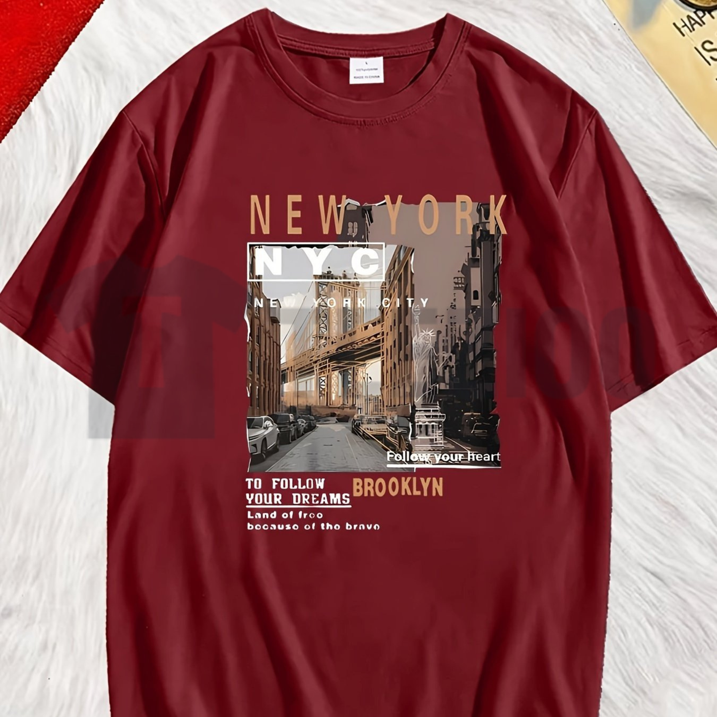 Casual Flash Photo Print Shirt – Retro Gritty Streetwear Graphic Tee