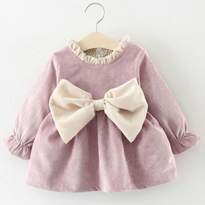 Newborn Baby Girl Cartoon Dress With Bag Infant Clothing Toddler Dress In elegant Design Made for Kids