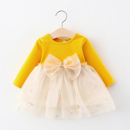Newborn Baby Girl Cartoon Dress With Bag Infant Clothing Toddler Dress In elegant Design Made for Kids