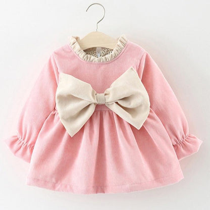 Newborn Baby Girl Cartoon Dress With Bag Infant Clothing Toddler Dress In elegant Design Made for Kids