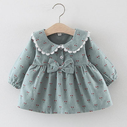 Newborn Baby Girl Cartoon Dress With Bag Infant Clothing Toddler Dress In elegant Design Made for Kids