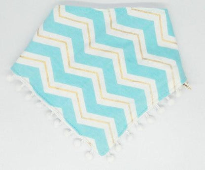 Baby Bibs Cotton Lace Tassel Double Slobber Cartoon Triangle Waterproof Infants Towel Burp Cloths Children Self Feeding Care Bib for Kids