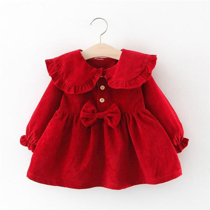 Newborn Baby Girl Cartoon Dress With Bag Infant Clothing Toddler Dress In elegant Design Made for Kids