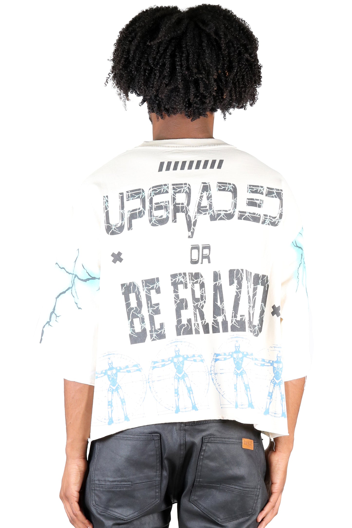 TERRABLAST S/N Jersey 3/4 Sleeve Crop Top Tee