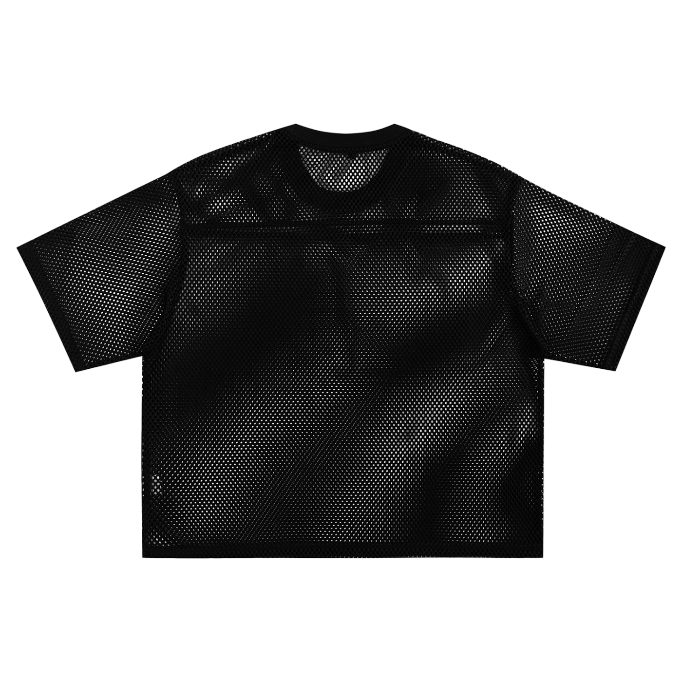Fearless Apparel Line Taped Mesh Boxy T-shirt for Streetwear unisex