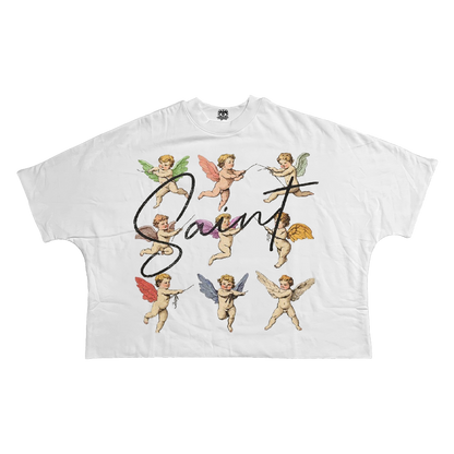 Cherubs Streetwear Cropped Boxy Tee Cotton True To Size 280 GSM Relaxed Fit Streetwear Essential