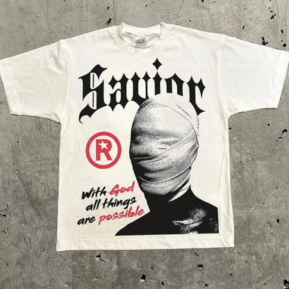 Harajuku Letter Graphic T Shirts Y2k Tops Men Women High Street Oversized T Shirt Pro Choice Streetwear Vintage Tee Clothing