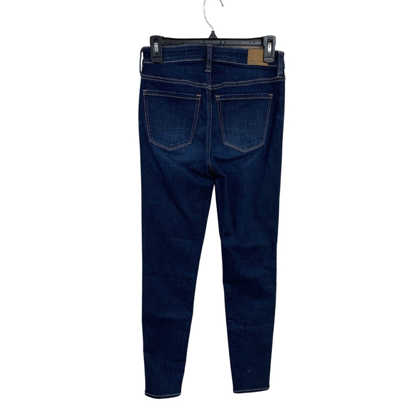 New American Eagle Womens Size 4 High Rise Denim Blue Jeans Jeggings