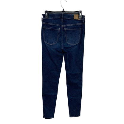 New American Eagle Womens Size 4 High Rise Denim Blue Jeans Jeggings
