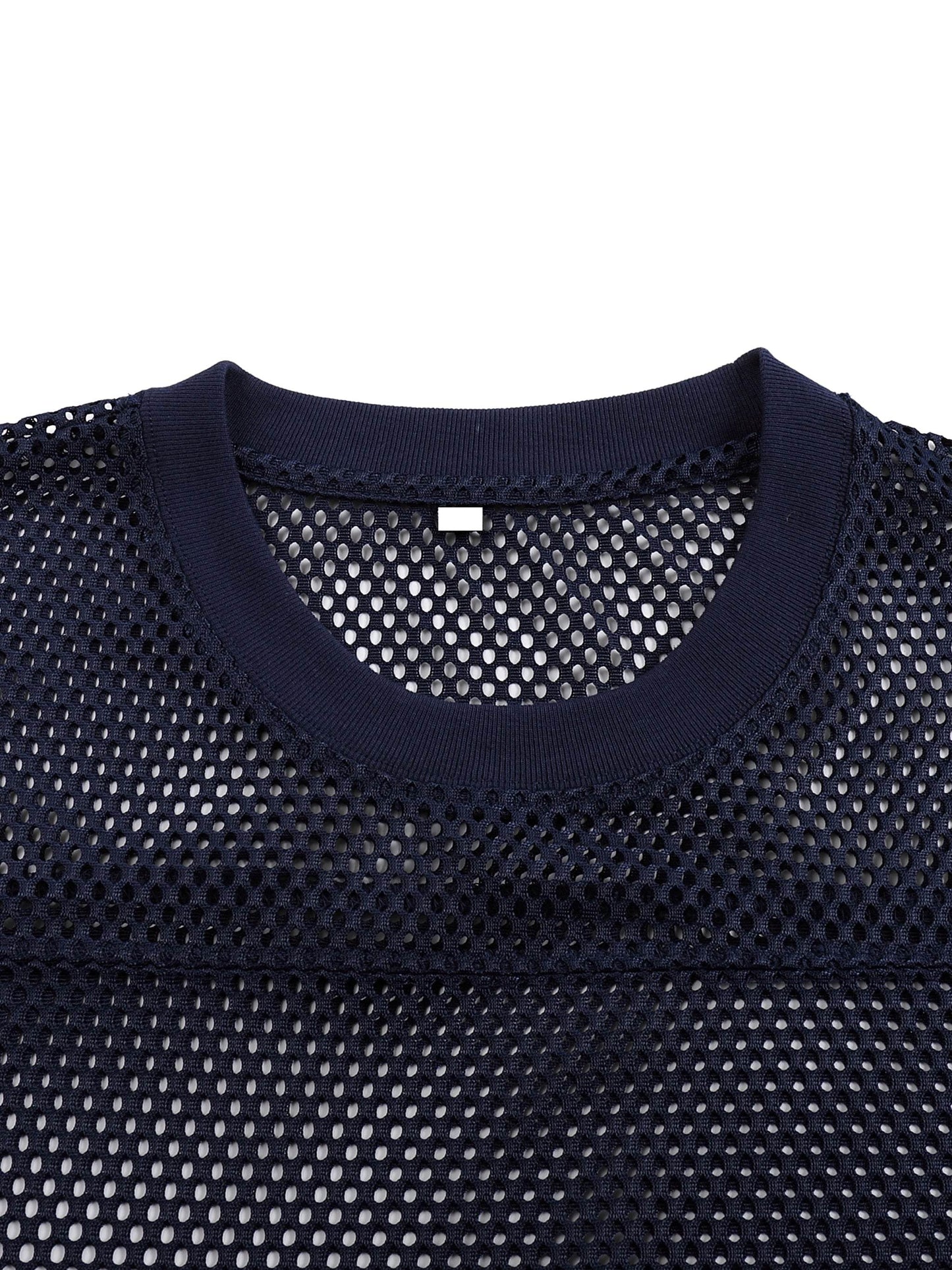 Fearless Apparel Line Taped Mesh Boxy T-shirt for Streetwear unisex