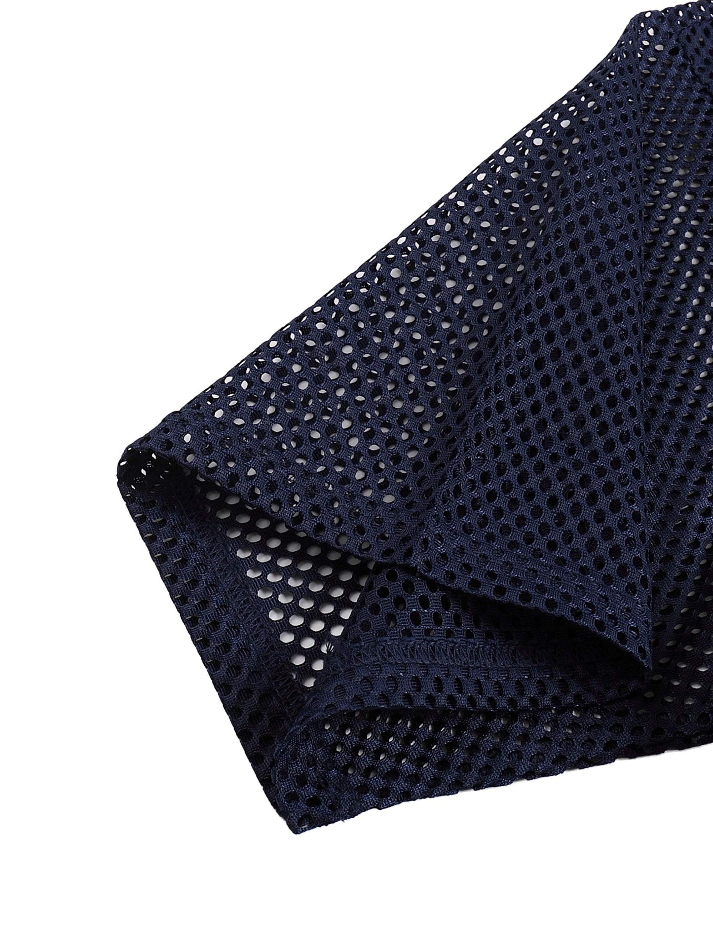 Fearless Apparel Line Taped Mesh Boxy T-shirt for Streetwear unisex