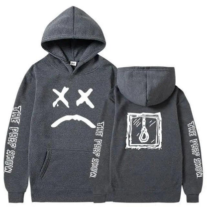 New Happy Cool Smiling Face Print Winter Fashion Couple Pullover Streetwear Sweatshirts Cute Aesthetic Print Classic Hoodies For Men Women Unisex Durable Comfortable Hoodies