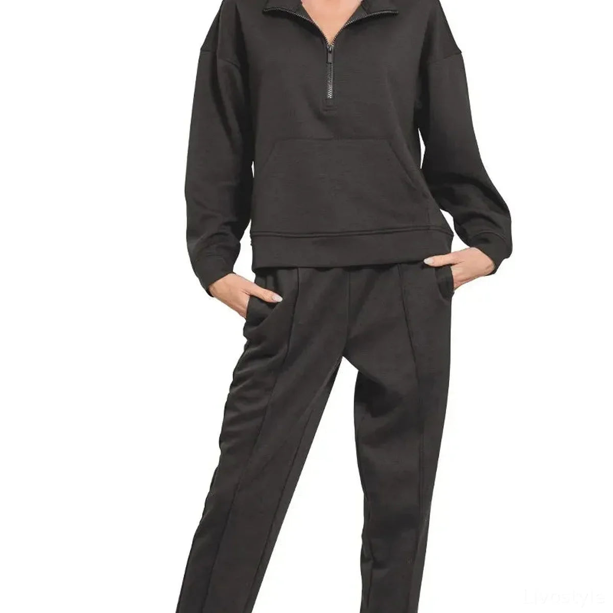 Scuba Half Zip Sweatshirt and Joggers Set