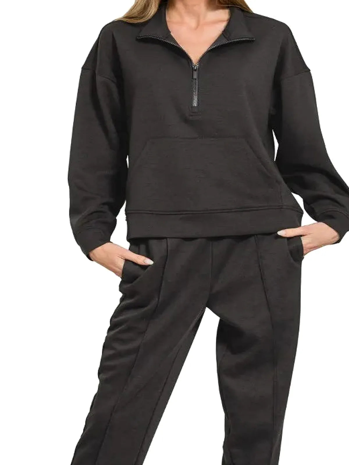 Scuba Half Zip Sweatshirt and Joggers Set